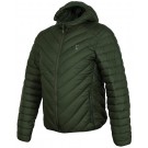 FOX COLLECTION QUILTED JACKET GREEN / SILVER  