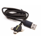 RIDGEMONKEY CAVETTO USB A TO MULTI OUT CABLE 2 MT  (CAVETTO DI 2 MT PER TUTTI I CELLULARI)