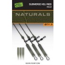 FOX EDGES NATURALS SUBMERGE HELI RIG LEADER  NEW