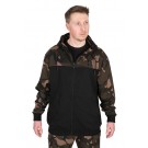 FOX LW BLACK/CAMO SPLIT ZIP HOODY