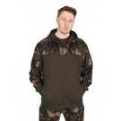 FOX LW KHAKI/CAMO SPLIT ZIP HOODY