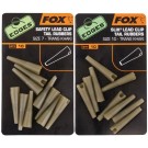 FOX EDGES SAFETY LEAD CLIP TAIL RUBBERS E SLIK 