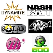 DYNAMITE, NASH BAITS, OVER CARP, MAINLINE, SOLAR BAITS E ALTRO