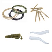 Tutti i tubicini, clip porta piombo e accessori per rigper il carpfishing del catalogo